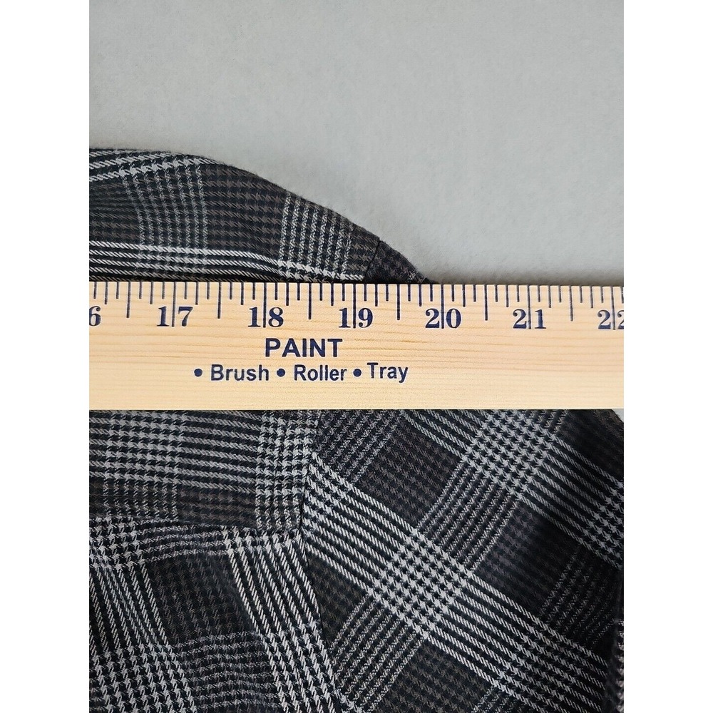 Ben Sherman Shirt Men's Size L Black Check Long Sleeve Button Down Pocket Shirt - Picture 14 of 15